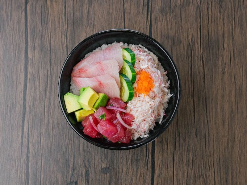 Cali Hamachi, poke at Domo Cafe