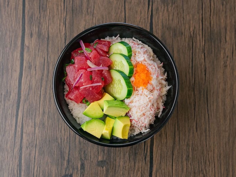 California, poke at Domo Cafe