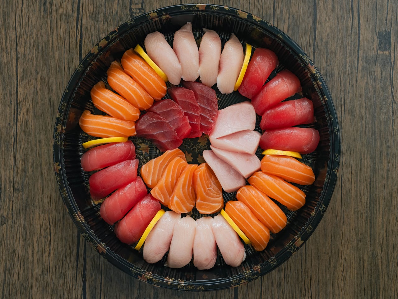 Nigiri & Sashimi Trio Platter, platters at Domo Cafe