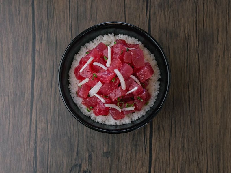 Shoyu (Ahi or Salmon), poke at Domo Cafe