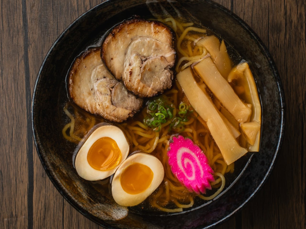Shoyu Ramen with Char Siu, ramen at Domo Cafe