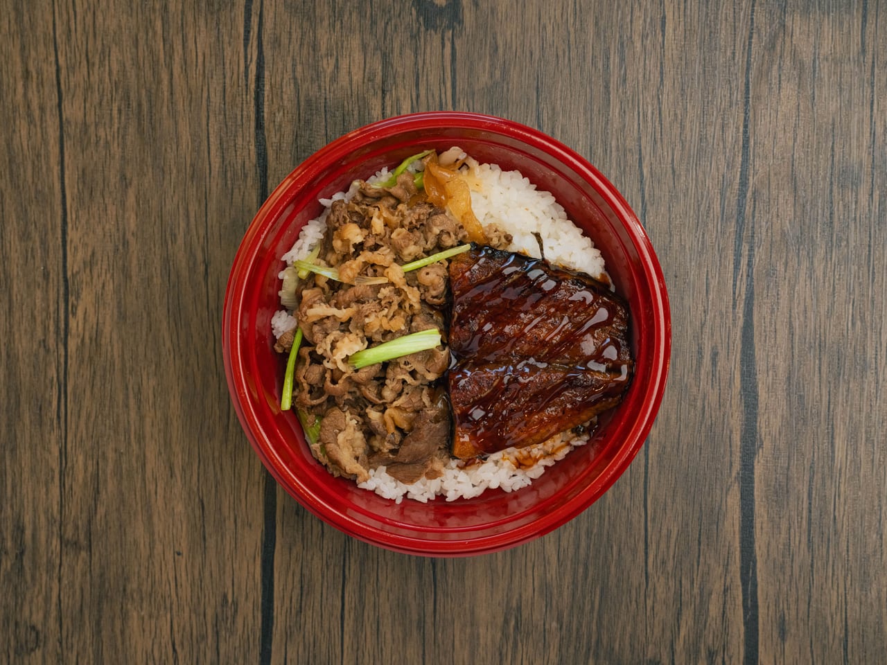 Unagyu Don, domo bowl at Domo Cafe