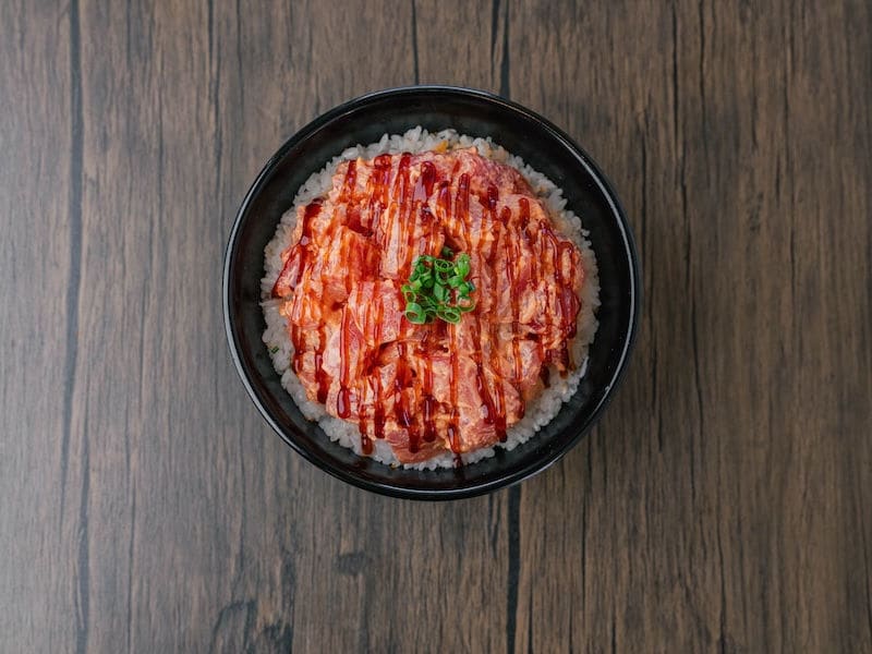 Spicy (Ahi or Salmon), poke at Domo Cafe