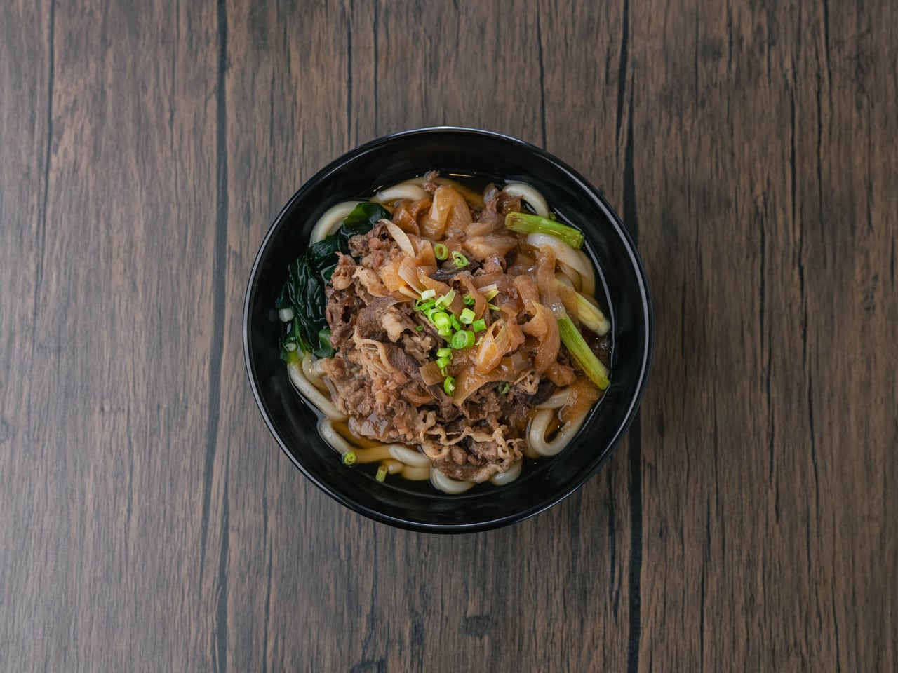 Sukiyaki Beef Udon, udon at Domo Cafe