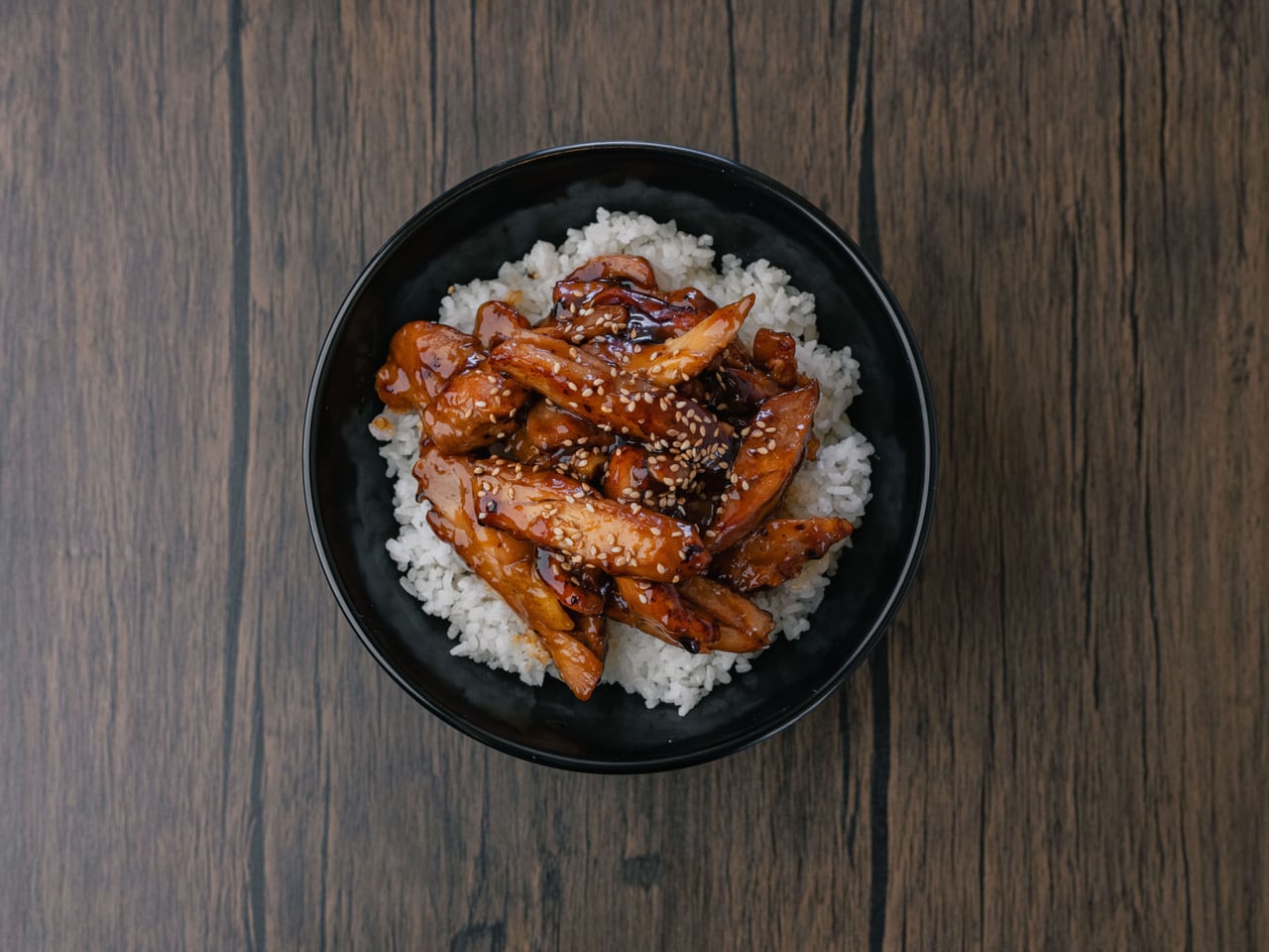 Teriyaki Chicken, domo bowl at Domo Cafe