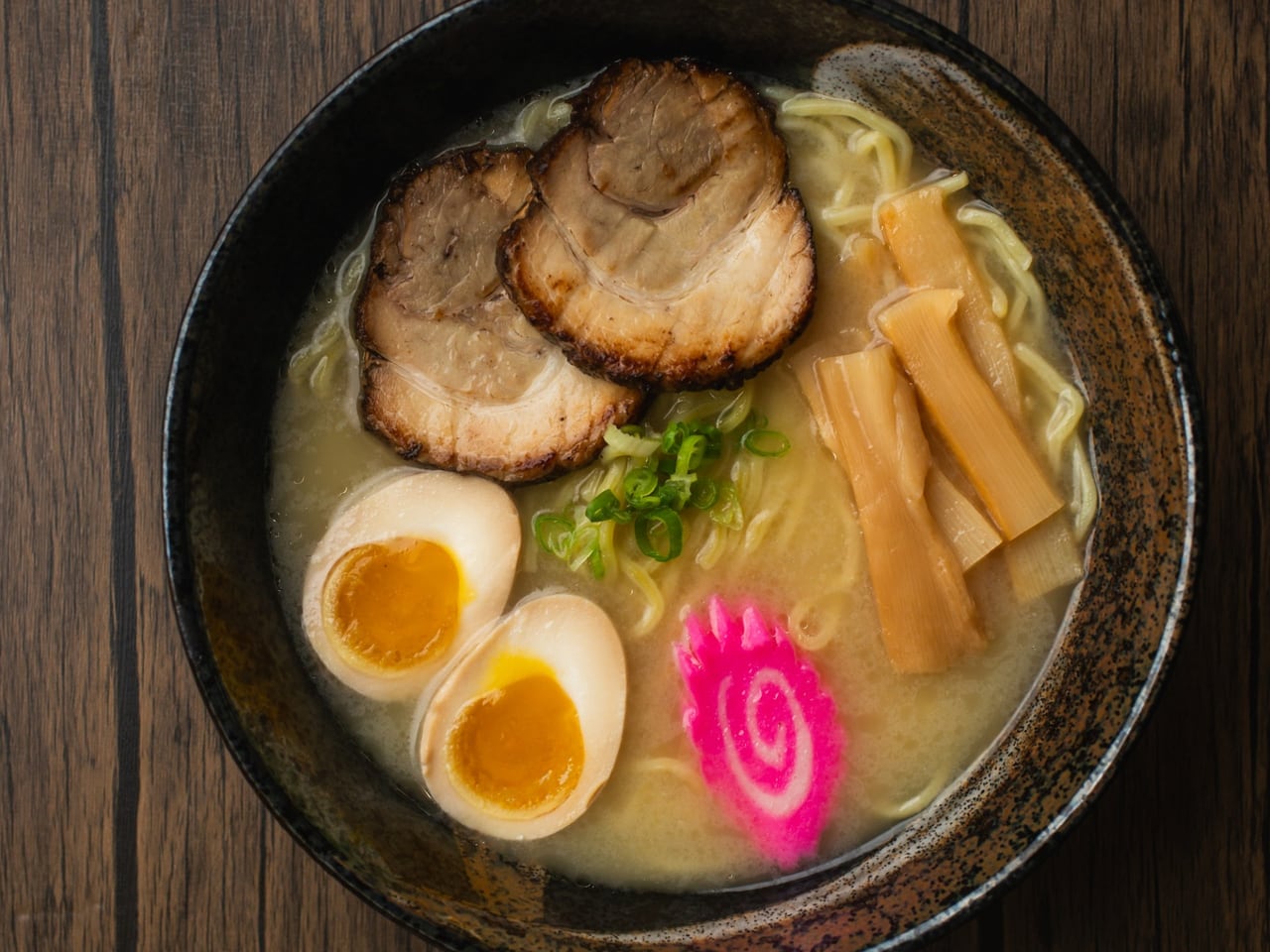 Tonkotsu Ramen with Char Siu, ramen at Domo Cafe