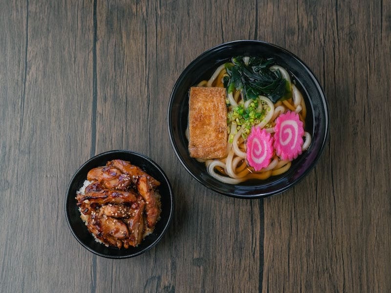 Udon + Teri Chicken, udon at Domo Cafe